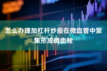 怎么办理加杠杆炒股在微血管中聚集形成微血栓